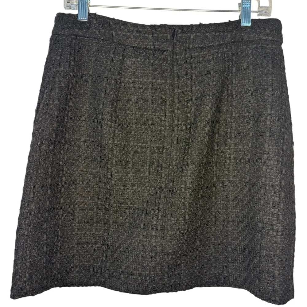 Madison d’ Amelie Paris Black A-Line Mini Skirt w/ front pockets - Size 8